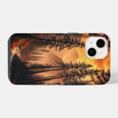Dreamy Abend Forest iPhone Case Hülle (Rückseite (Horizontal))