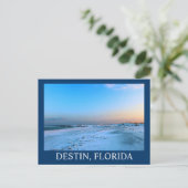 Dreamy Abend in Destin, Florida Postkarte (Stehend Vorderseite)