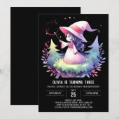 Dreamy Adorable Wizard Geburtstag Einladung (Vorne/Hinten)