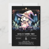 Dreamy Adorable Wizard Geburtstag Einladung (Vorderseite)