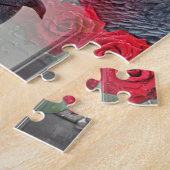 Dreamy African Gray mit Rote Rosen Puzzle (Seite)