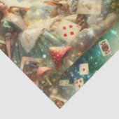 Dreamy Alice In Wonderland Castle Decoupage Seidenpapier (Ausschnitt)