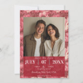 Dreamy Anemones Inspired Outdoor Wedding Save The Date (Vorderseite)