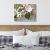 Dreamy Apple Blüten Canvas Print Leinwanddruck (Insitu (Schlafzimmer))