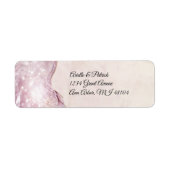 Dreamy Aquarella Rücksendeadressen-Aufkleber (Vorne)