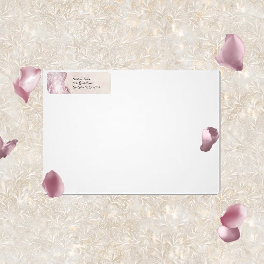 Dreamy Aquarella Rücksendeadressen-Aufkleber