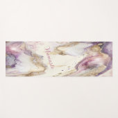 Dreamy Aquarella Yoga Mat Yogamatte (Vorderseite (Horizontal))