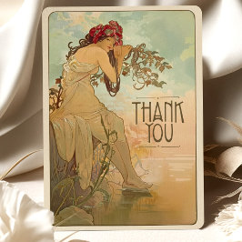 Dreamy Art Nouveau Danky Card Einladung