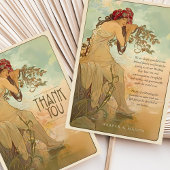 Dreamy Art Nouveau Danky Card Einladung