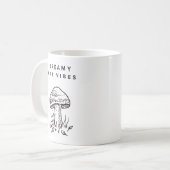 Dreamy Art Vibes – Hand-Drawn Mushroom Aesthetic  Kaffeetasse (Vorderseite Links)