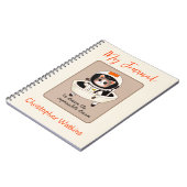 Dreamy-Astrocat-Notebook Notizblock (Linke Seite)