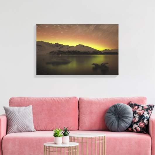 Dreamy Aurora Leinwanddruck (Insitu (Wohnzimmer))