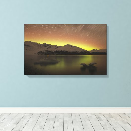 Dreamy Aurora Leinwanddruck (Insitu (Holzboden))