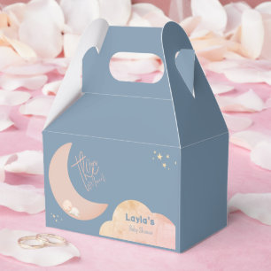 Dreamy Baby über dem Mond Geschenkschachtel