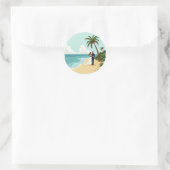 Dreamy Beach Bliss Sticker (Tasche)