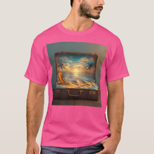 Dreamy Beach Escape Surreal Reisekoffer Artwo T-Shirt