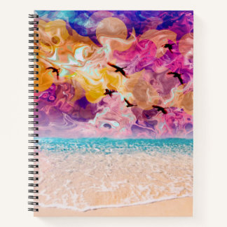 Dreamy Beach Notebook Notizblock