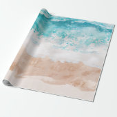 Dreamy Beach Waves Geschenkpapier (Ungerollt)