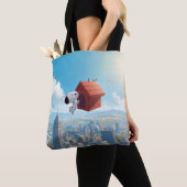 Dreamy Beagle Floating City Comic Illustration Tasche (Von Nahem)