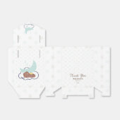 Dreamy Bear on Cloud Baby Shower Vielen Dank Geschenkschachtel (Ungefaltet)