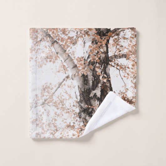 Dreamy Birch Tree #3 #wall #art Badhandtuch Set (Waschlappen)