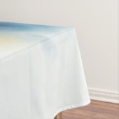 Dreamy Blau, Gelb und Rosa Rosen Wasserfarbe Tischdecke (Beispiel)