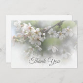 Dreamy Blossoms 2 Danke Karte (Vorne/Hinten)