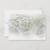 Dreamy Blossoms RSVP Card Karte (Rückseite)