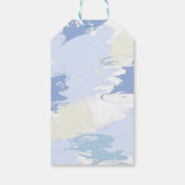 Dreamy Blue Cloud Nine Brautparty Chic Geschenkanhänger (Rückseite)