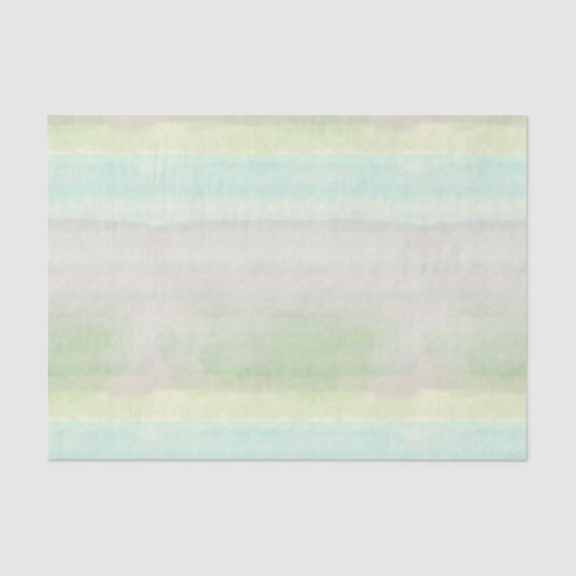 Dreamy Blue Green Watercolor Seidenpapier (Vorderseite)