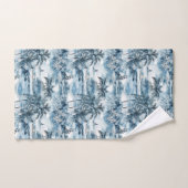 Dreamy Blue Hawaiian Palms Coffee Tasse Badhandtuch Set (Handtuch)
