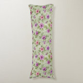 Dreamy Blue Heart Pattern Body Pillow Seitenschläferkissen (Vorderseite Vertikal)