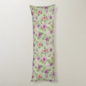 Dreamy Blue Heart Pattern Body Pillow Seitenschläferkissen (Rückseite (Vertikal))