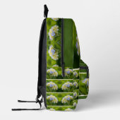 Dreamy Blue Hydrangea Blume Personalisiert Bedruckter Rucksack (Links)