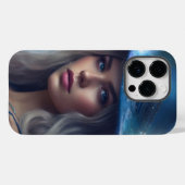 Dreamy Blue Marble iPhone Case (Rückseite (Horizontal))