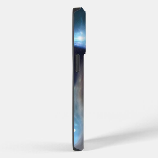 Dreamy Blue Marble iPhone Case (Rückseite / Rechts)