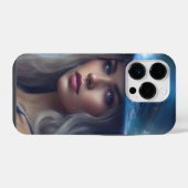 Dreamy Blue Marble iPhone Case Hülle (Rückseite (Horizontal))