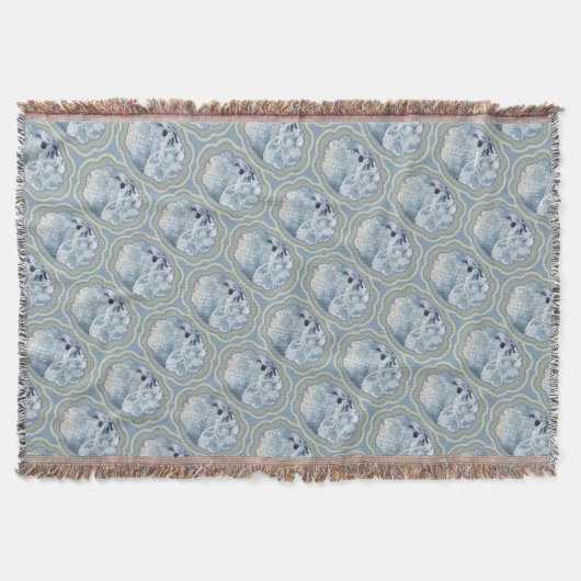 Dreamy Blue Medallion Decke (Vorderseite)