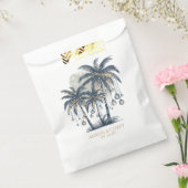 Dreamy Blue Palm Trees Geschenktütchen (Versiegelt)
