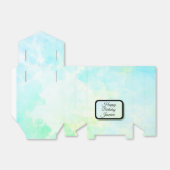 Dreamy Blue Pastel Elegante Personalisiert Geschenkschachtel (Ungefaltet)