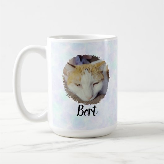 Dreamy Blue Photo Kaffeetasse (Links)