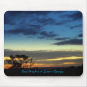 Dreamy Blue Sky Mousepad (Vorne)