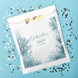 Dreamy Blue Under Sea Baby Shower Geschenktütchen