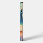 Dreamy Blue Yellow Dandelions iPhone/iPad Gehäuse Case-Mate iPhone Hülle (Rückseite / Links)