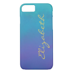 Dreamy Blues Abstract Design Personalisiert Case-Mate iPhone Hülle