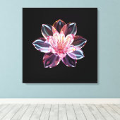 Dreamy Blume Leinwanddruck (Insitu (Holzboden))