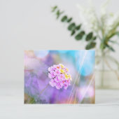 Dreamy Blume Postkarte (Stehend Vorderseite)
