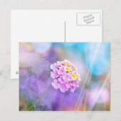 Dreamy Blume Postkarte (Vorne/Hinten)
