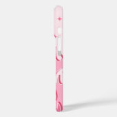 Dreamy Blush Flames - Pink Spark Fire Ästhetik Case-Mate iPhone Hülle (Rückseite / Links)