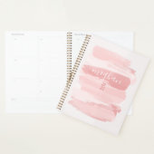 Dreamy Blush Pink Monogram Script Planer (Anzeige)